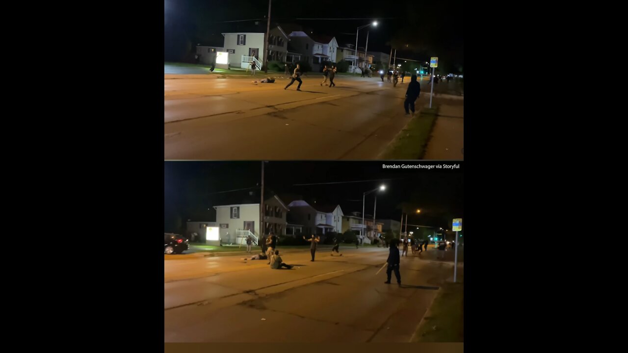 Raw Footage of Kyle Rittenhouse killing 2 person and 1 injured