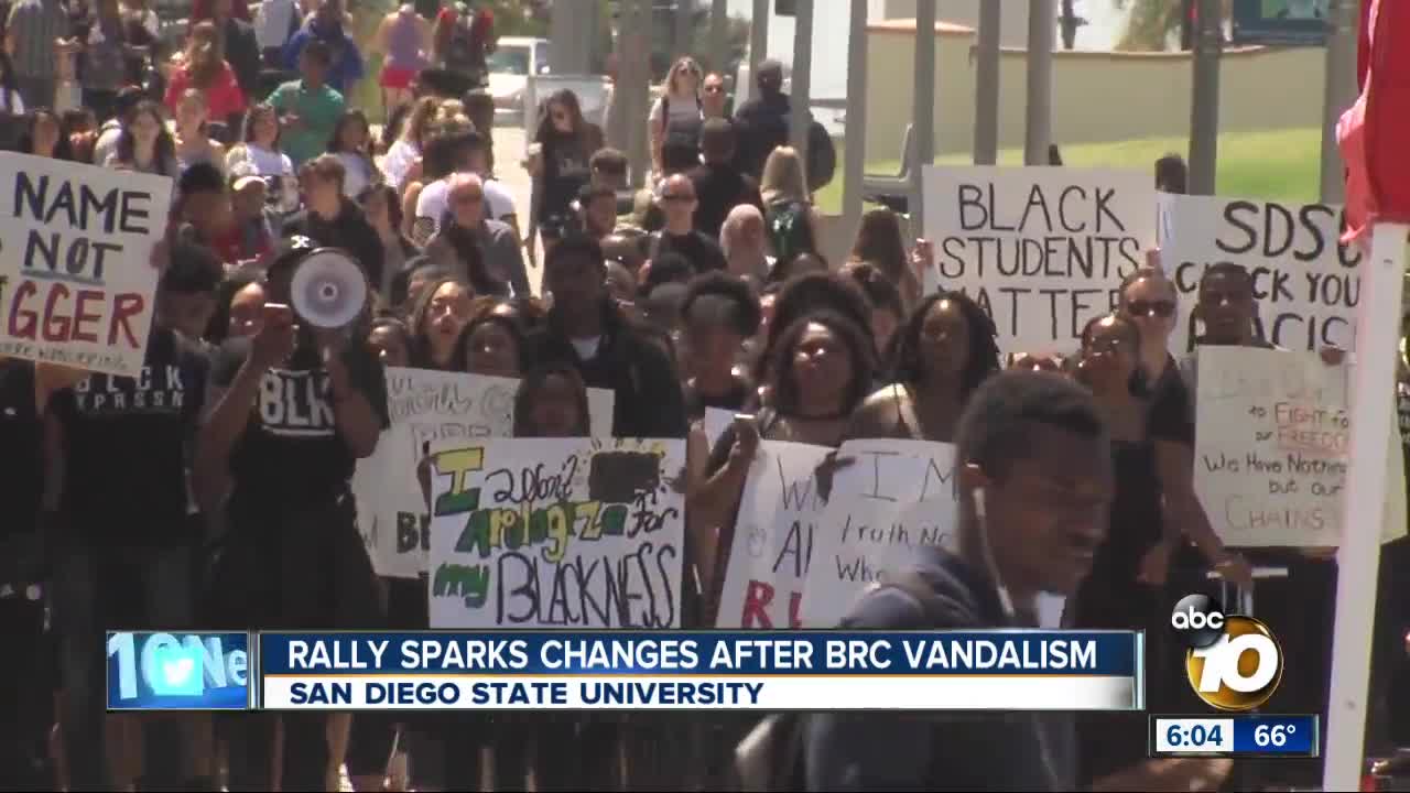 Rally against racial friction held at SDSU