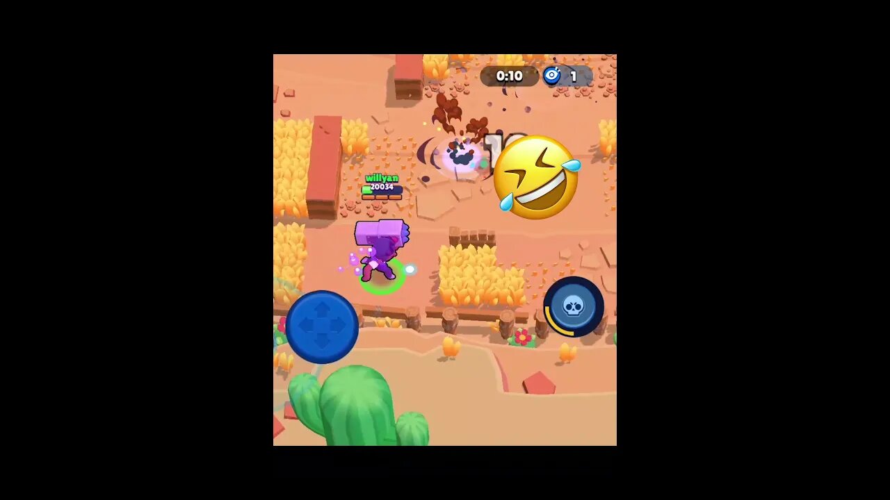 BONS MOMENTOS DO BRAWL STARS #254 #SHORTS