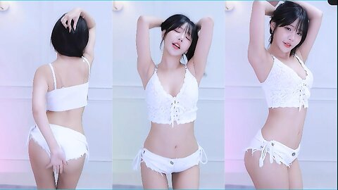 KOREAN BJ 4K 60FPS WHITE BIKINI HD DANCE 화끈한 한국 댄스