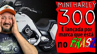 Mini-HARLEY CHINESA 300cc é lançada, NA EUROPA, por marca que está no BRASIL