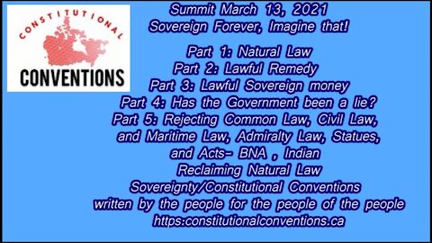 Summit sovereign Forever, Imagine that! March 13, 2021