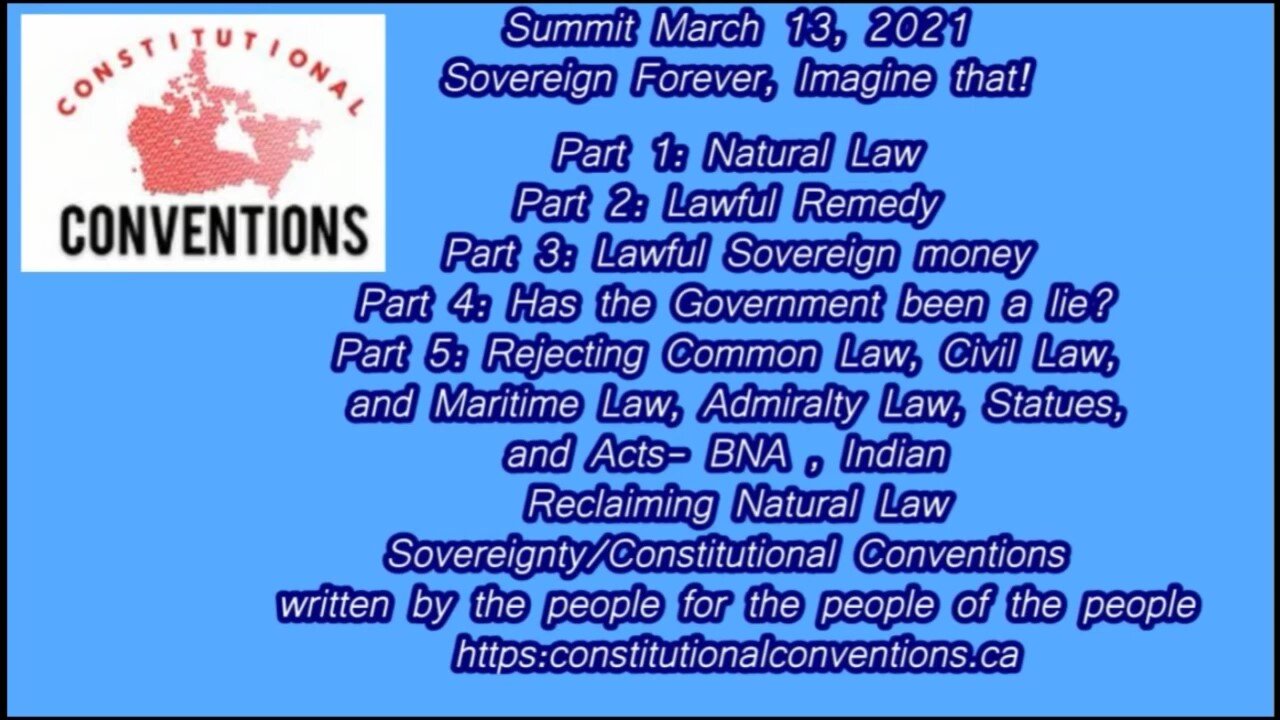 Summit sovereign Forever, Imagine that! March 13, 2021