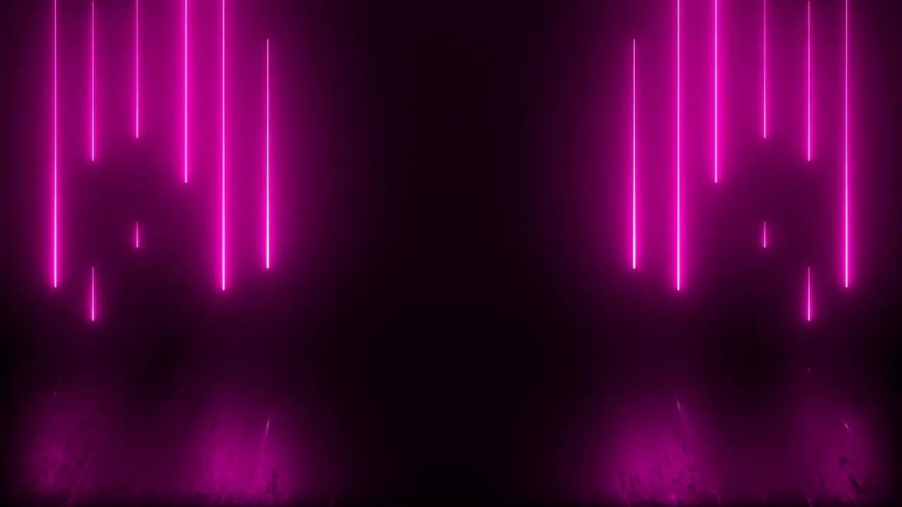 Bright Pink Neon Title Animation Background Motion Graphics 4K UHD Copyright Free