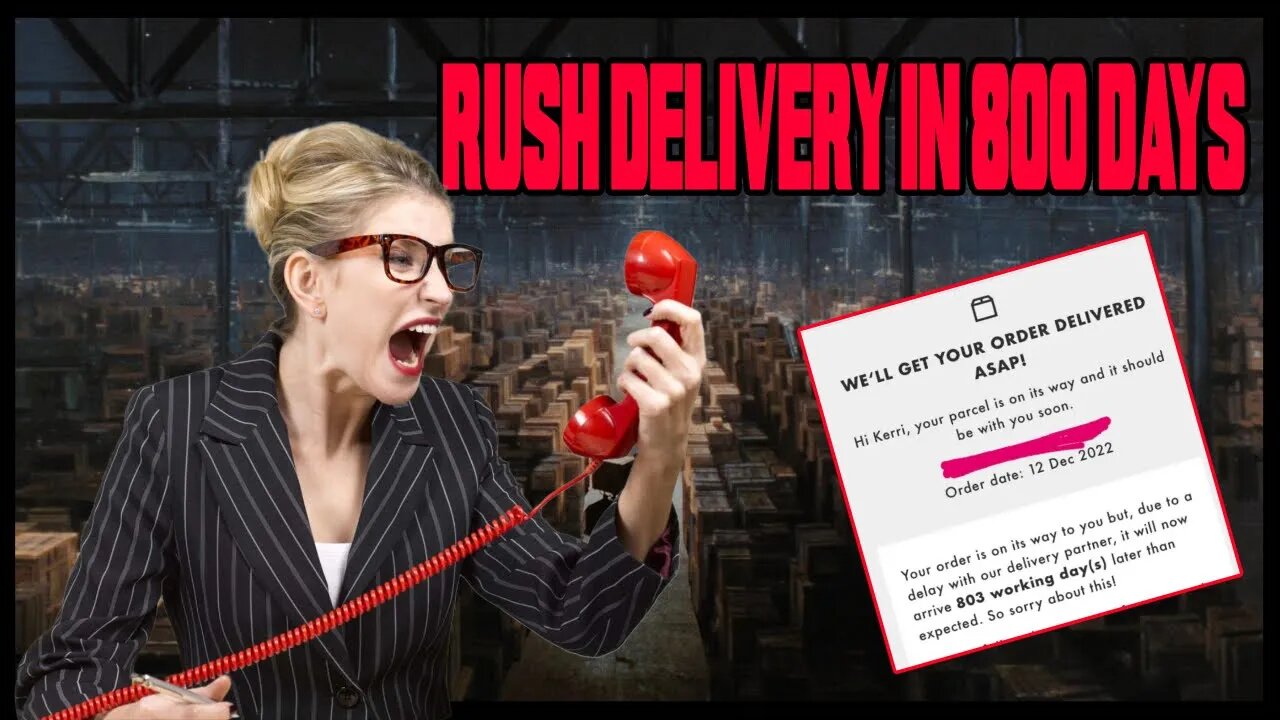 ORDERED Sneakers was told by Vendor Expect Delivery in 800 Business days