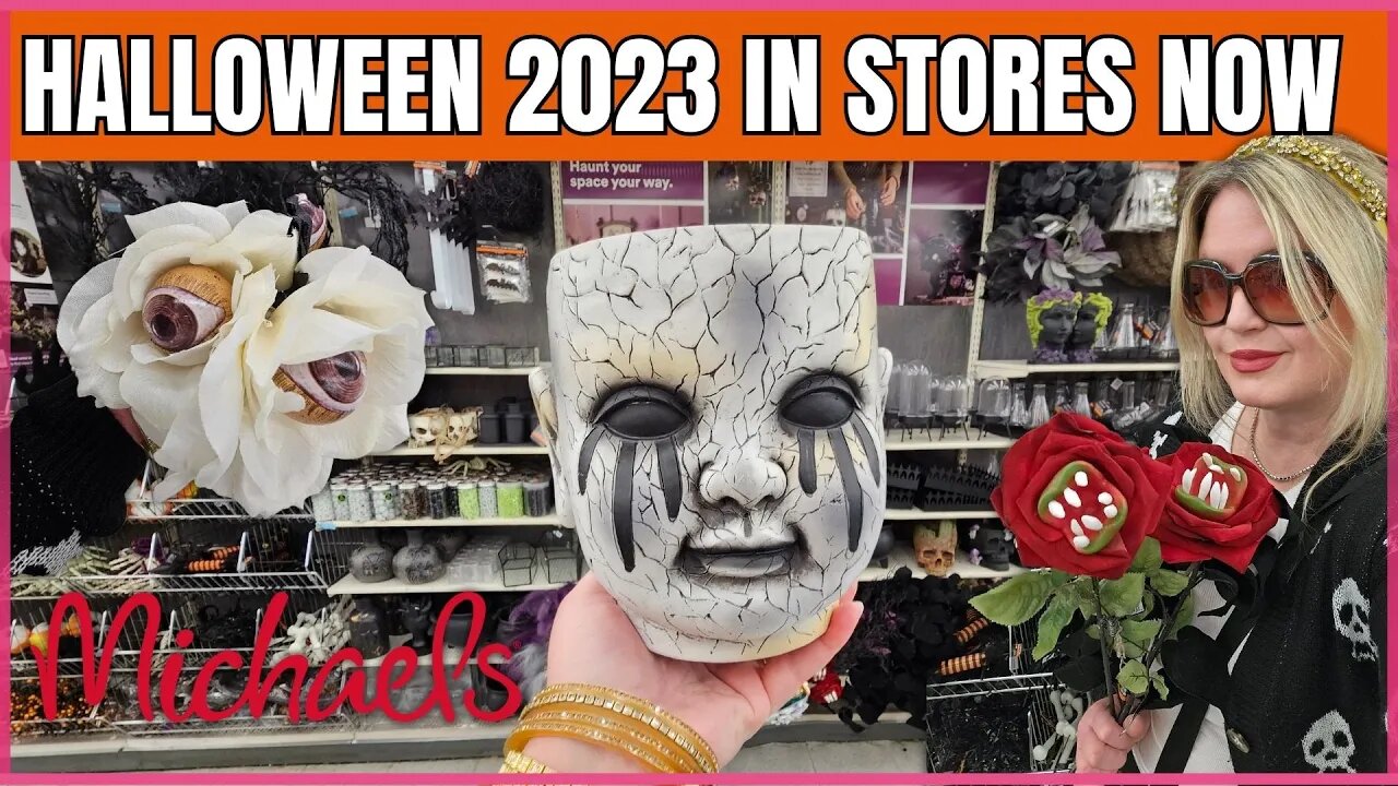 MICHAELS HALLOWEEN IN STORES NOW! | Code Orange | Store Walk Thru | #michaels #halloween