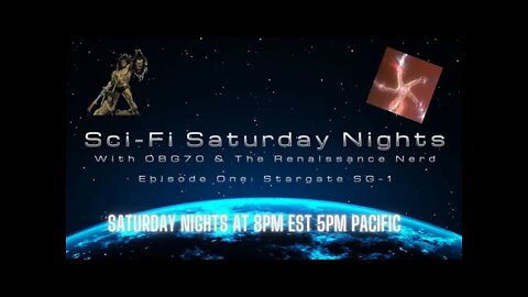 The intro for my recent livestream Sci-Fi Saturday Nights. This is the Stargate SG-1 1080p intro