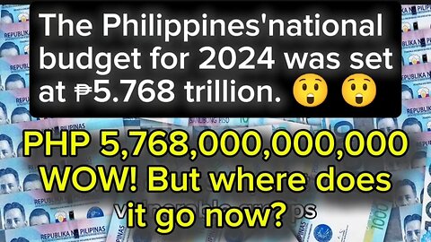 PH 2024 Budget: PHP5.768T