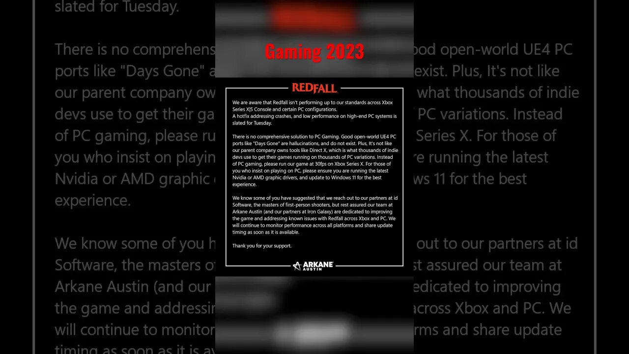 Gaming in 2023 #funnyshorts #gaming #apology