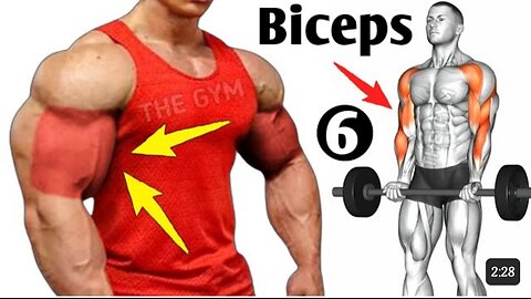 6 Best Exercises Bigger Biceps At Gym - Biceps Workout