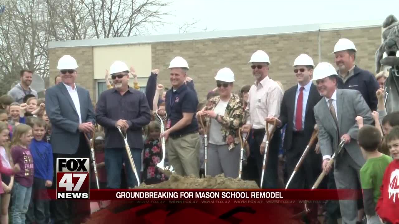 Mason Public Schools break ground on two major projects