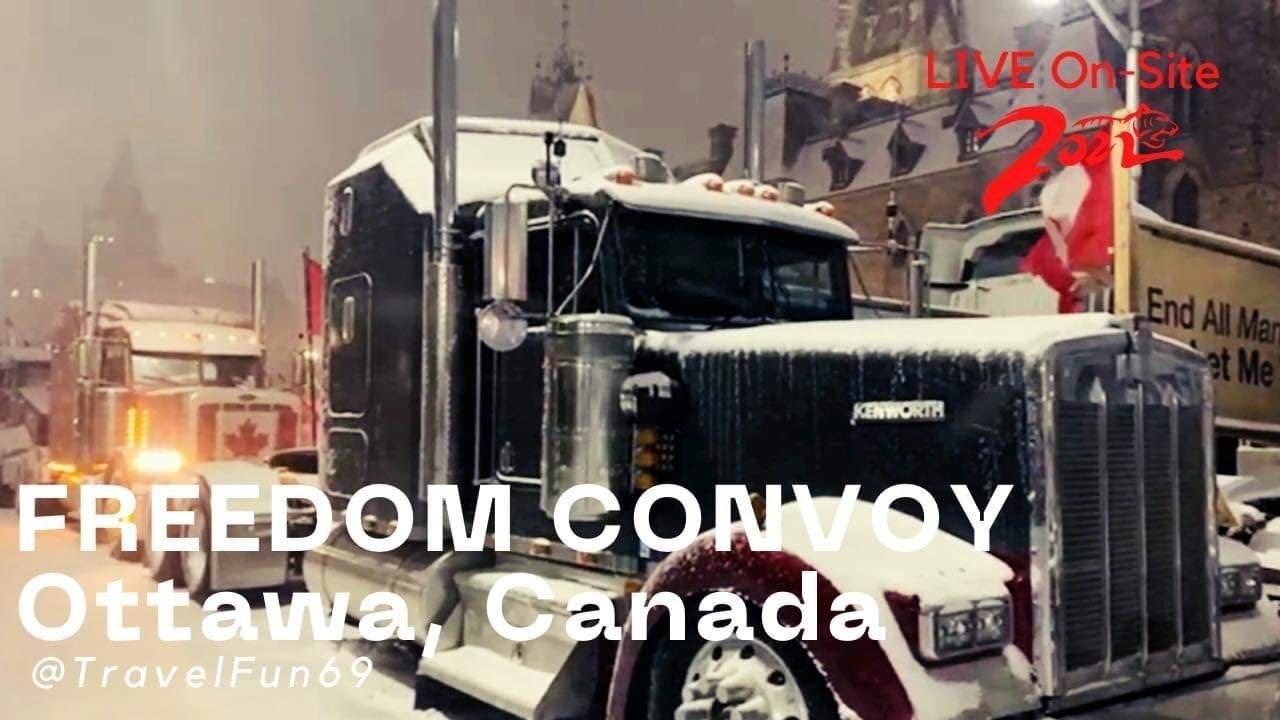 Truckers Freedom Convoy (Ottawa, Canada) February 17, 2022 (Part 2)