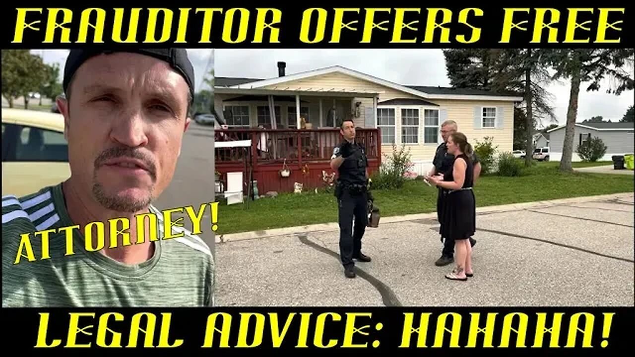 Frauditor Offers Free Legal Advice to Woman Stopped by Cops: HAHAHA!
