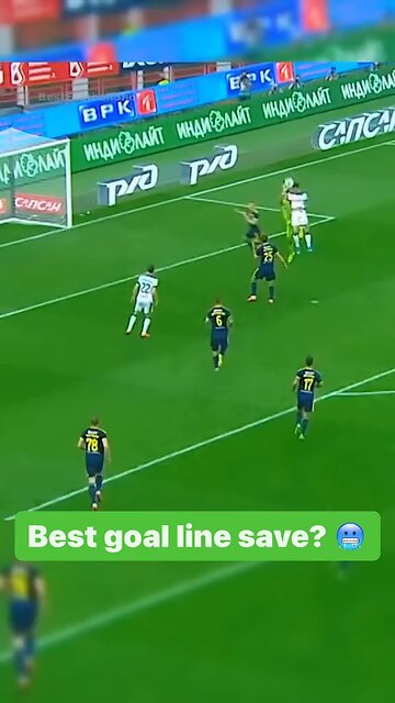 Best goal line save😱🤯 (short video)