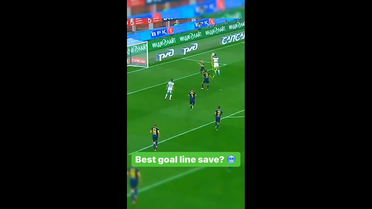 Best goal line save😱🤯 (short video)