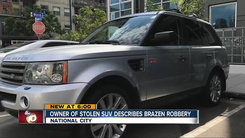 Owner of stolen SUV describes robbery that led to pursuit, shooting