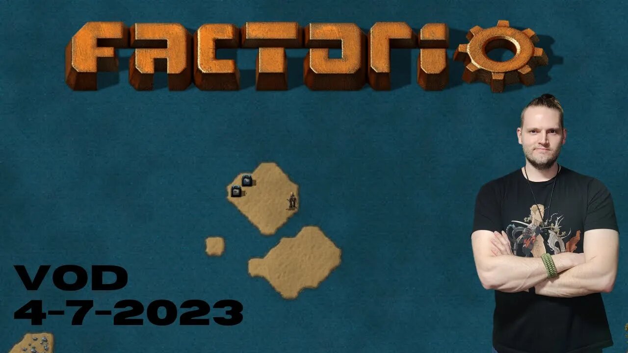 Expanding the island (Stranded MOD) in Factorio! #twitch #live #factorio (4/7/2023 VOD)