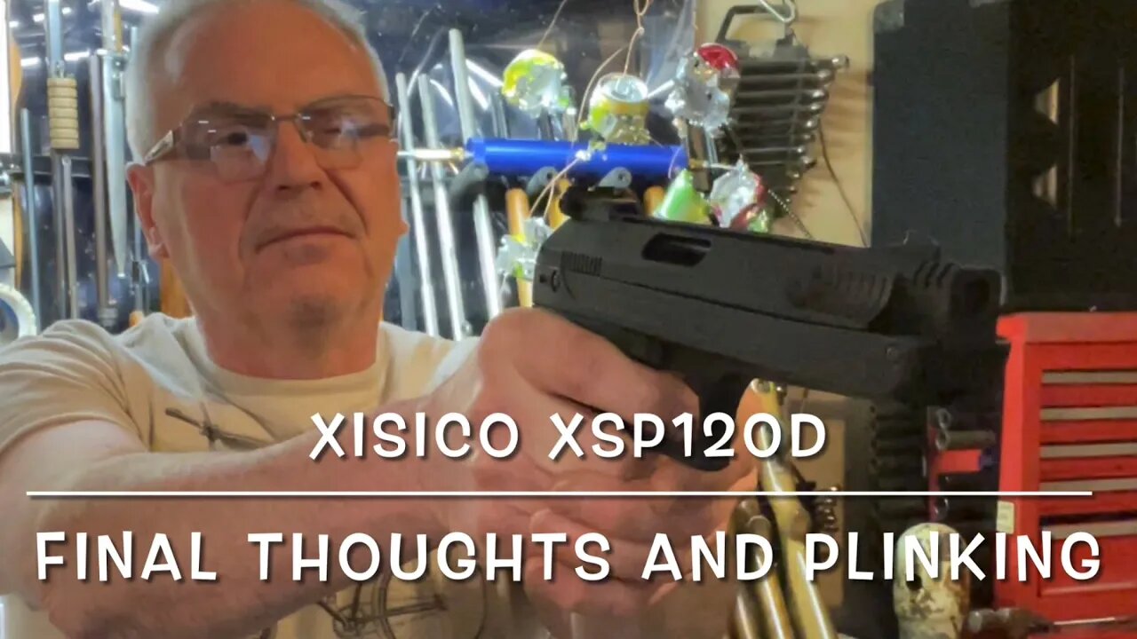 Xisico XSP120D .177&.22 single stroke pneumatic pistol final thoughts and plinking. Like Beeman p17