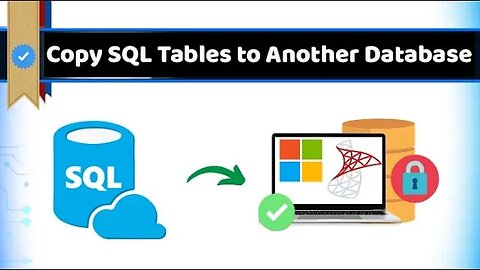 How to Copy Tables From One Database To Another Database in Sql Server