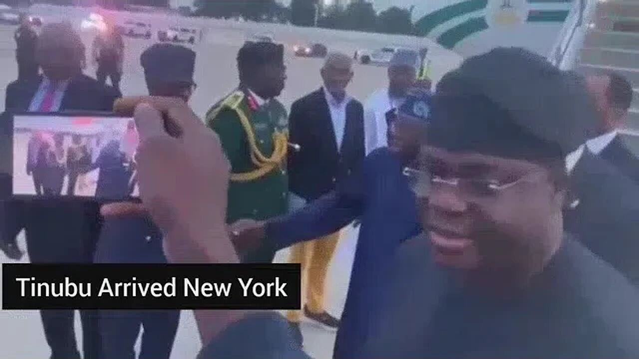 President Tinubu Arrives New York For 78 UNGA