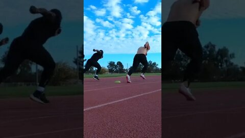 Tempo Run: 3x Broken 500m - 100-100-100-200, 1 min. rest, 5min. between sets. #shorts #running