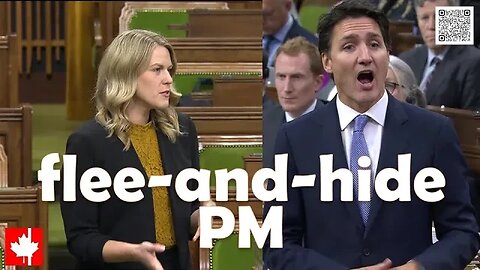 Trudeau chose to FLEE and HIDE, instead of functioning as a statesman