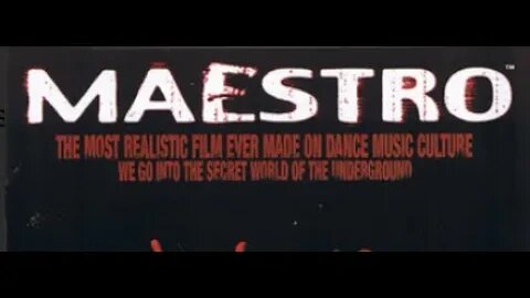 MAESTRO - 70'S - 80'S - 90's DANCE MUSIC / NEW YORK CLUB CULTURE DOCUMENTARY