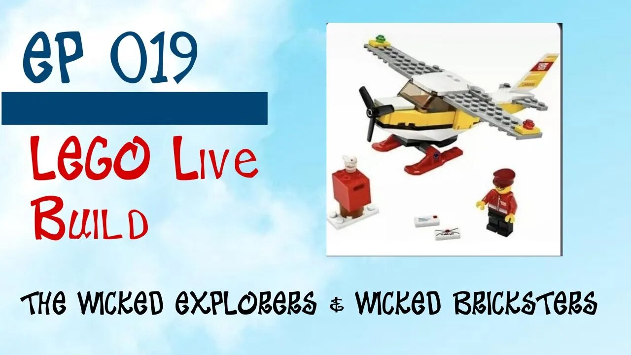 LEGO live build Set 60250 Mail Plane - Ep 019