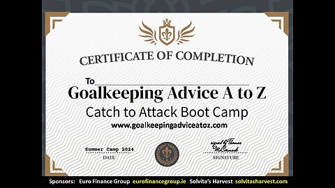 Goalkeeping Advice A to Z