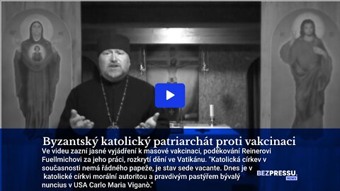 Byzantský katolický patriarchát proti vakcinaci