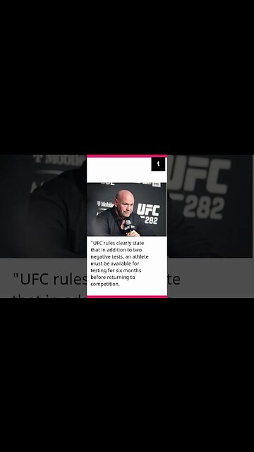 Conor McGregor should be tested for doping by UFC, USADA strongly suggests. #shorts