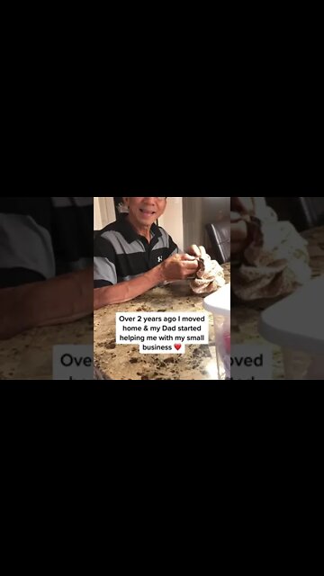 Dad has been with me every step of the way ❤️ Could not have done any of this without him!