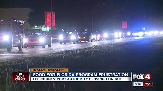 Gridlock temporarily closed traffic to Food For Florida event