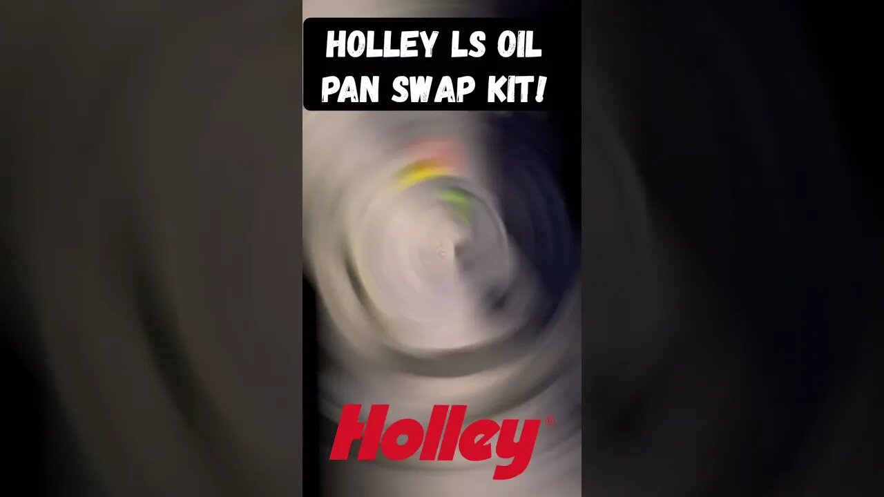 Perfect Fit! Holley LS Oil Pan Swap Kit! 1955-87 GM Cars and Trucks! #shorts