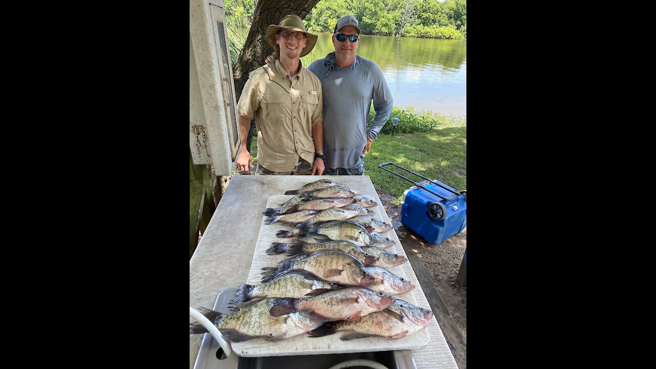 Catching crappie with the Champ