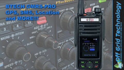 BTECH GMRS-Pro GMRS APRS UHF VHF Handheld Radio | Offgrid Technology