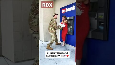 When Military Husband Met Her Wife After So Long Time #shorts