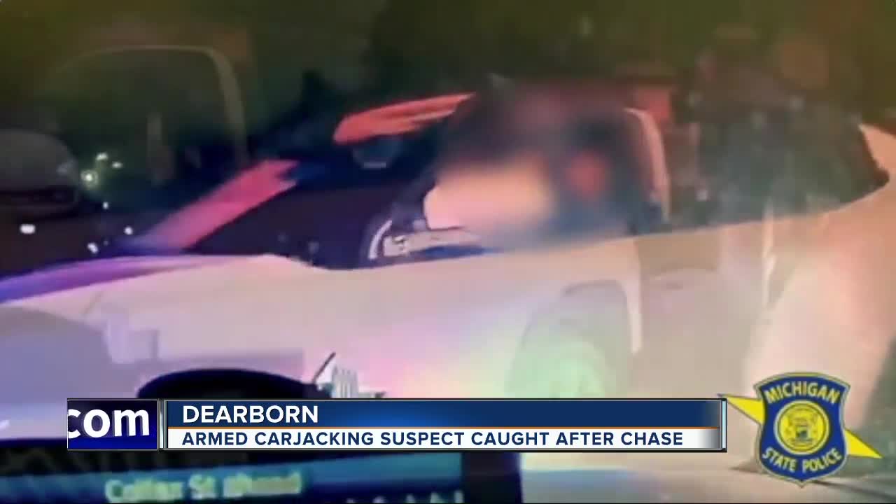 Armed carjacking in Dearborn leads to MSP chase that ends on Detroit's west side