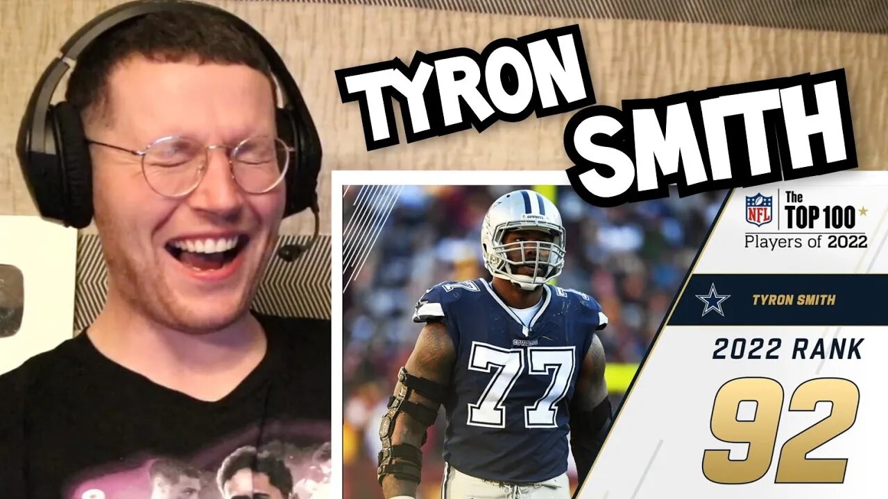 Rugby Player Reacts to TYRON SMITH (Dallas Cowboys, LT) #92 NFL Top 100 Players in 2022