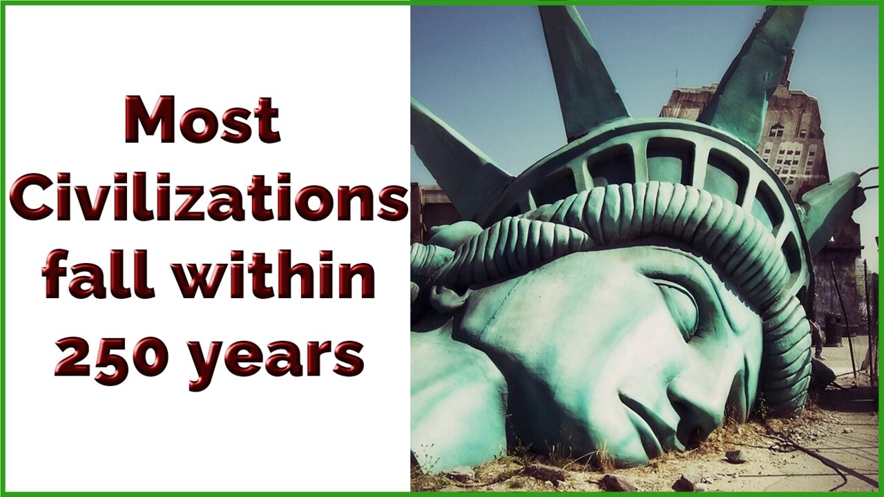 The 8 stages of a civilizations rise, decline and fall. Where does America fall on this scale?