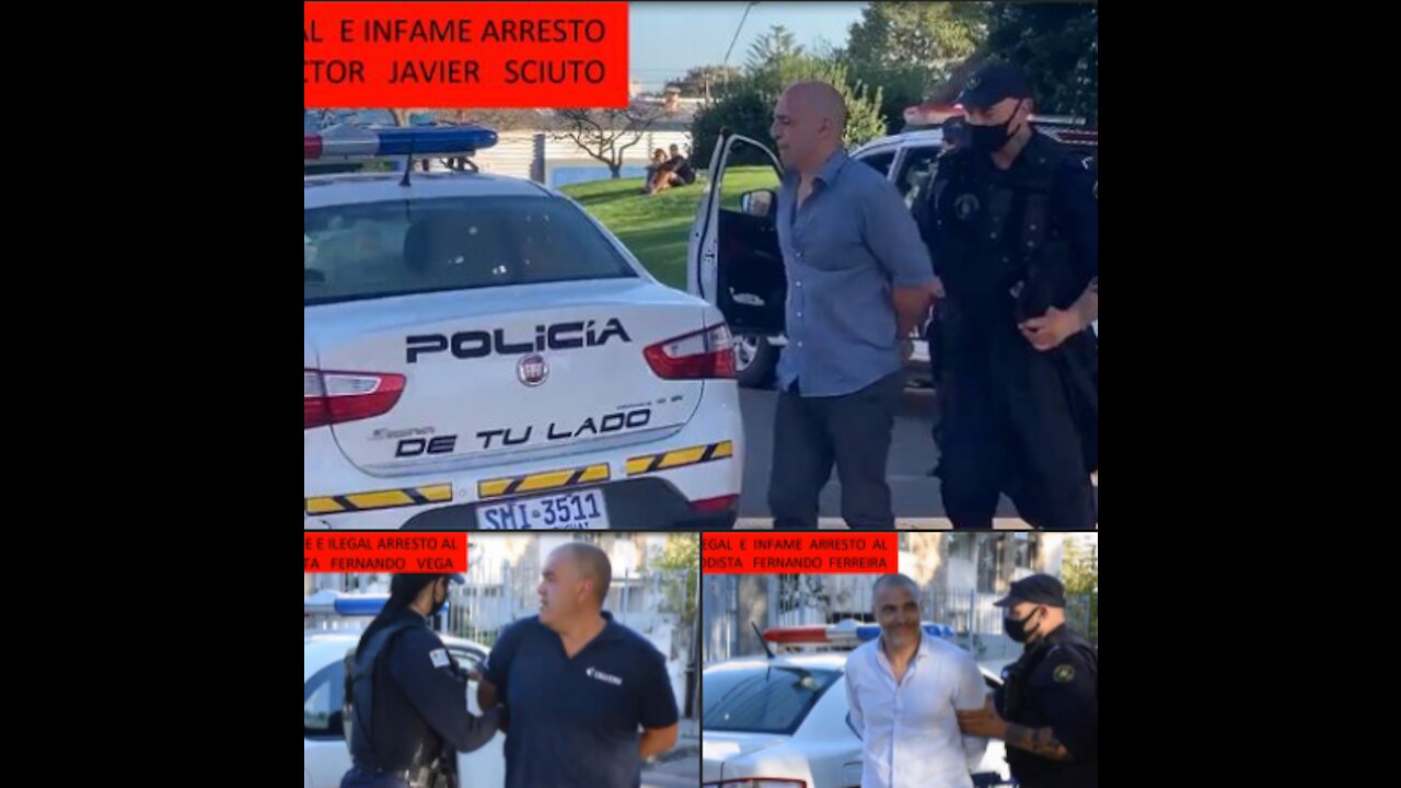 Covid 19: Policías Uruguayos detienen a científicos desidentes de la plandemia