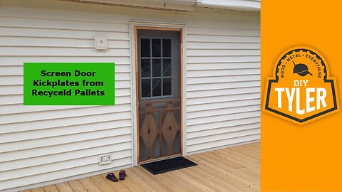 DIY Screen Door Kickplates