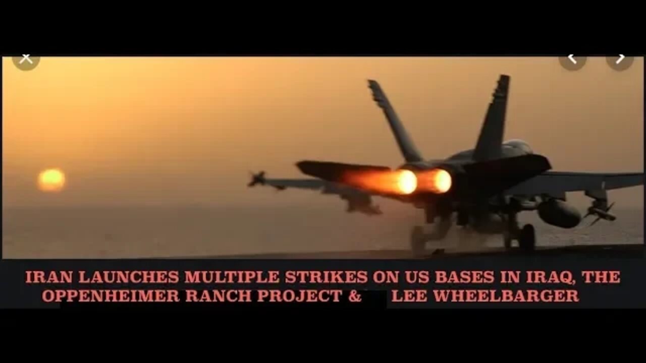 Iran Launches Multiple Strikes, Tensions Rise, Lee Wheelbarger, Oppenheimer Ranch