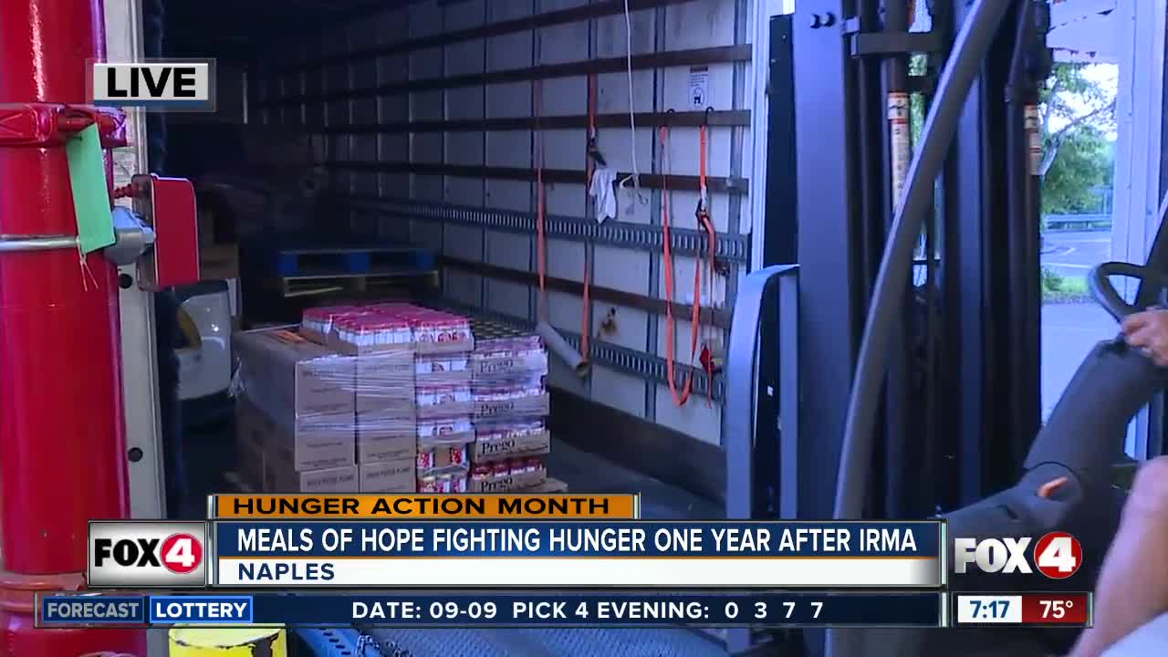 Meals of Hope fighting for hunger one year after Hurricane Irma - 7am live report