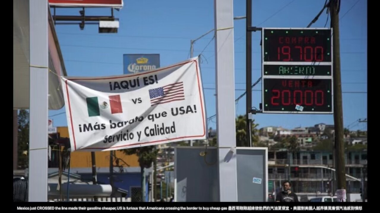 Mexico just CROSSED the line made their gasoline cheaper, US is furious