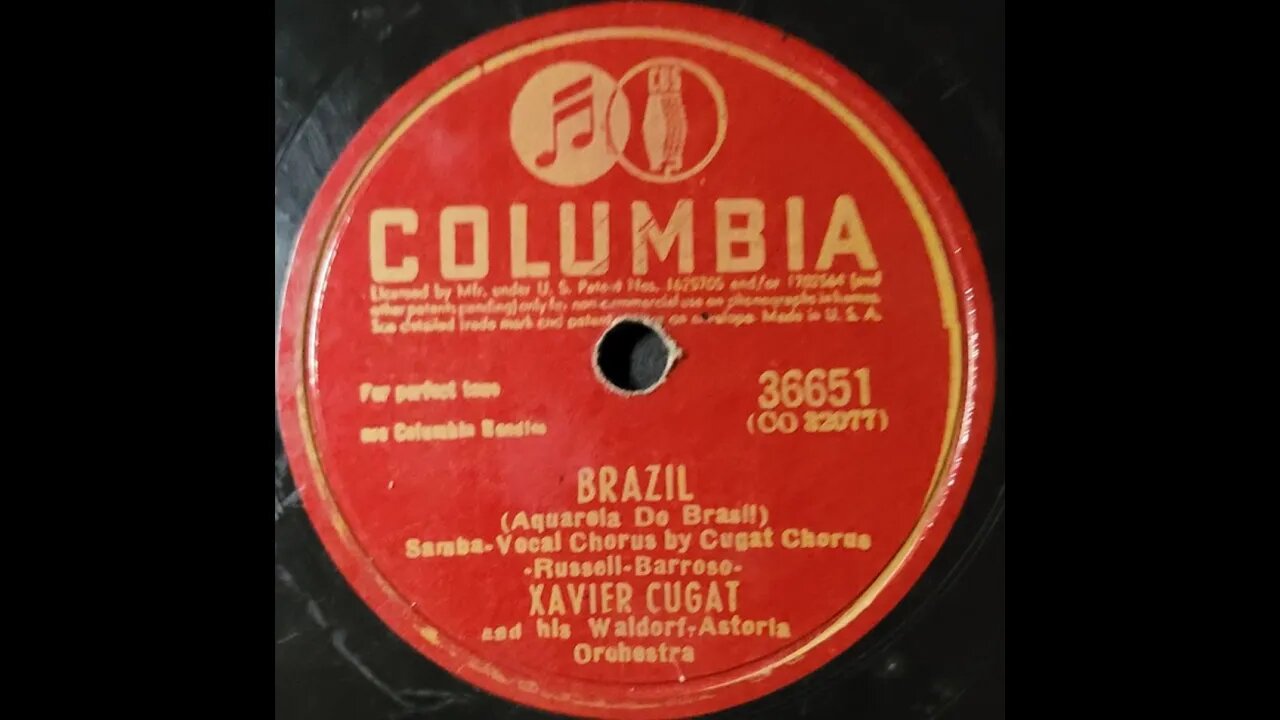 Xavier Cugat and His Waldorf-Astoria Orchestra – Brazil (Aquarela Do Brasil)