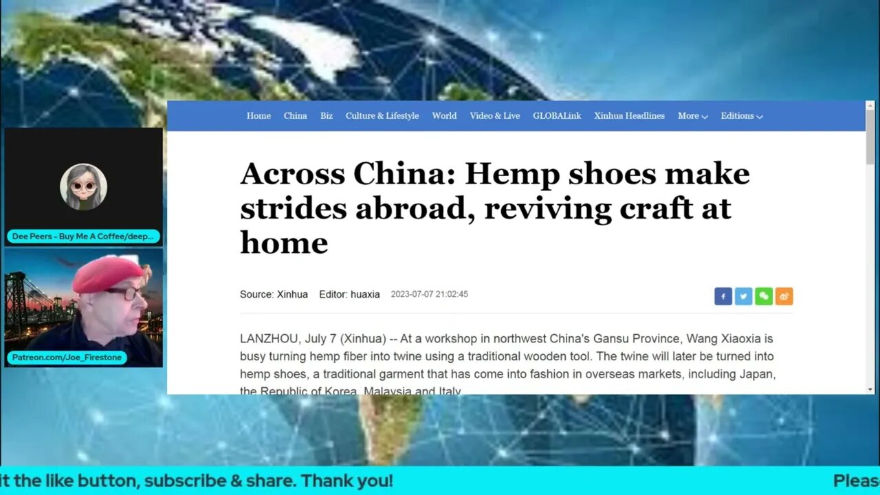 Across China Hemp Shoes Make Strides Abroad, Reviving Craft At Home (clip)