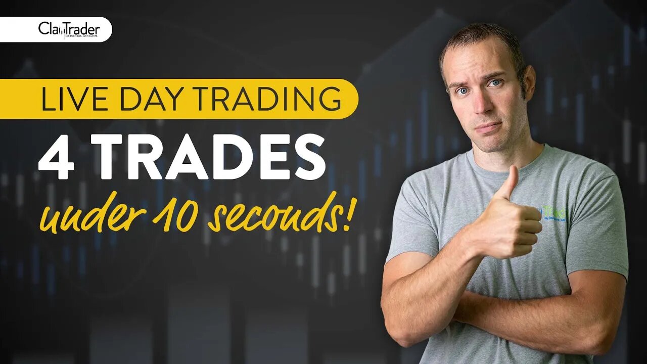 [LIVE] Day Trading | 4 Trades (all under 10 seconds!)