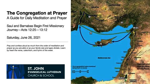 Saul and Barnabas Begin First Missionary Journey—Acts 12:25—13:12