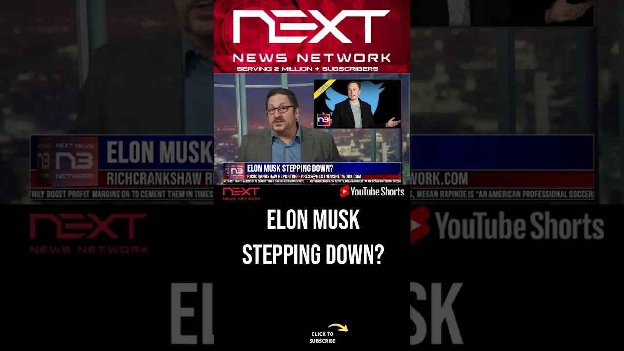 Elon Musk Stepping Down? #shorts